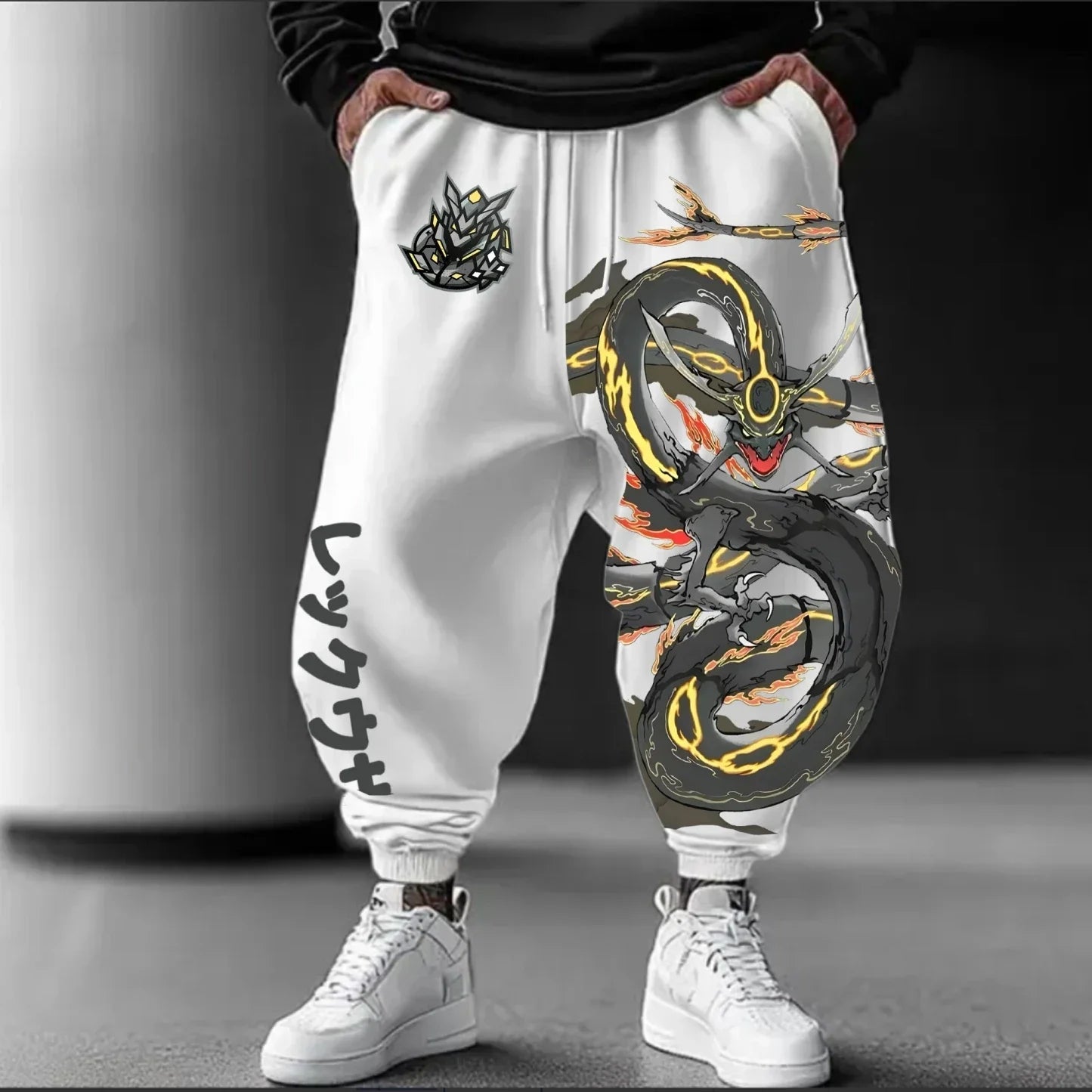 Pokemon Joint Sweatpants Autumn and Winter Best-selling Men's Pure Cotton Daily Life Sports Commuter Sports Harajuku Trousers