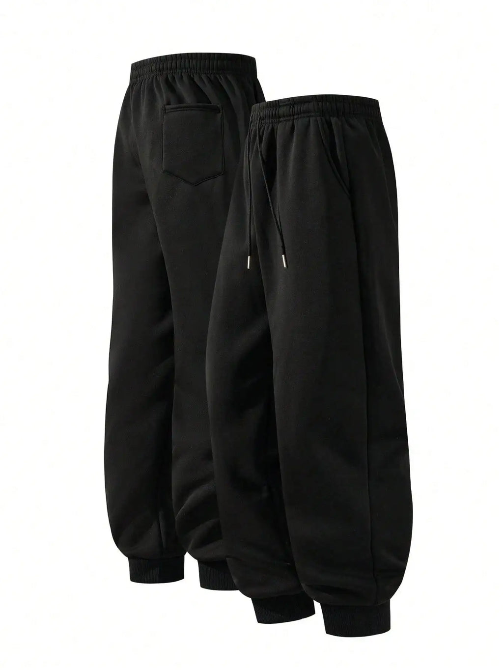 2026 New Street Fashion Mens Cotton High Waist Trousers Wide Leg Design Loose Hem Breathable Pants Goku Print