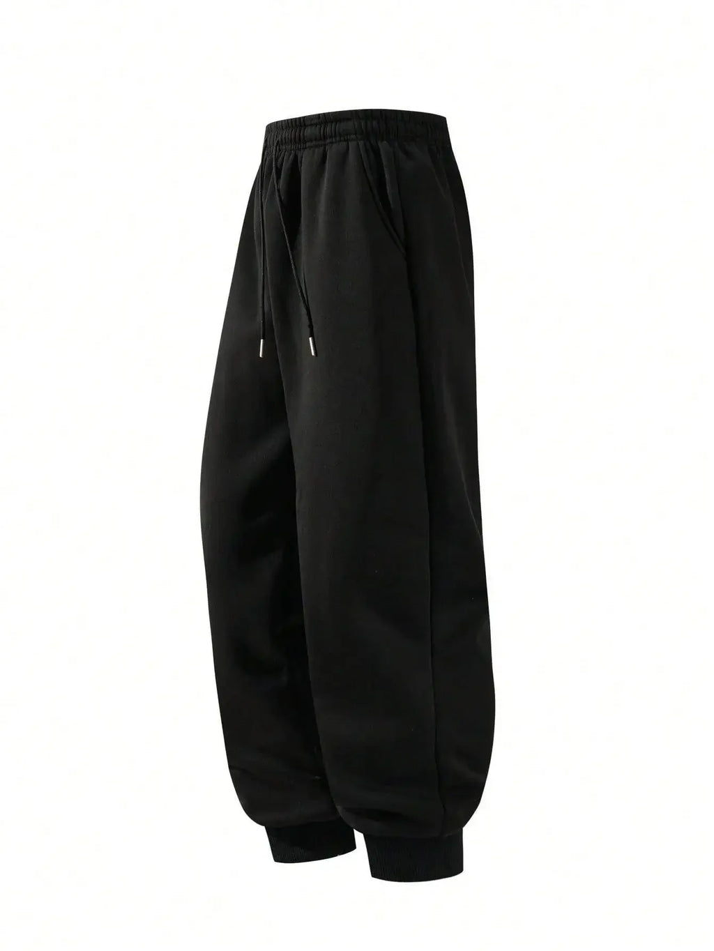 Chinese Pure Cotton Mens Black Harem Pants New Goku Print Loose Fit Autumn Casual Trousers Extra Large Size High Quality