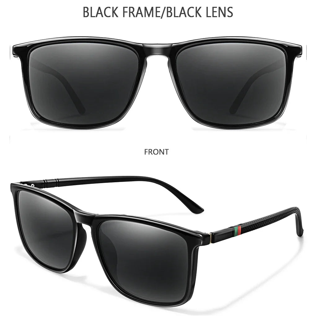 Luxury Square Vintage Polarized Cycling Sunglasses Men Women Fashion Travel Driving Fishing Sun Glasses Male Eyewear UV400