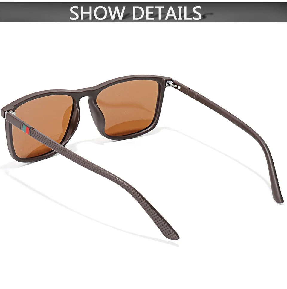 Luxury Square Vintage Polarized Cycling Sunglasses Men Women Fashion Travel Driving Fishing Sun Glasses Male Eyewear UV400