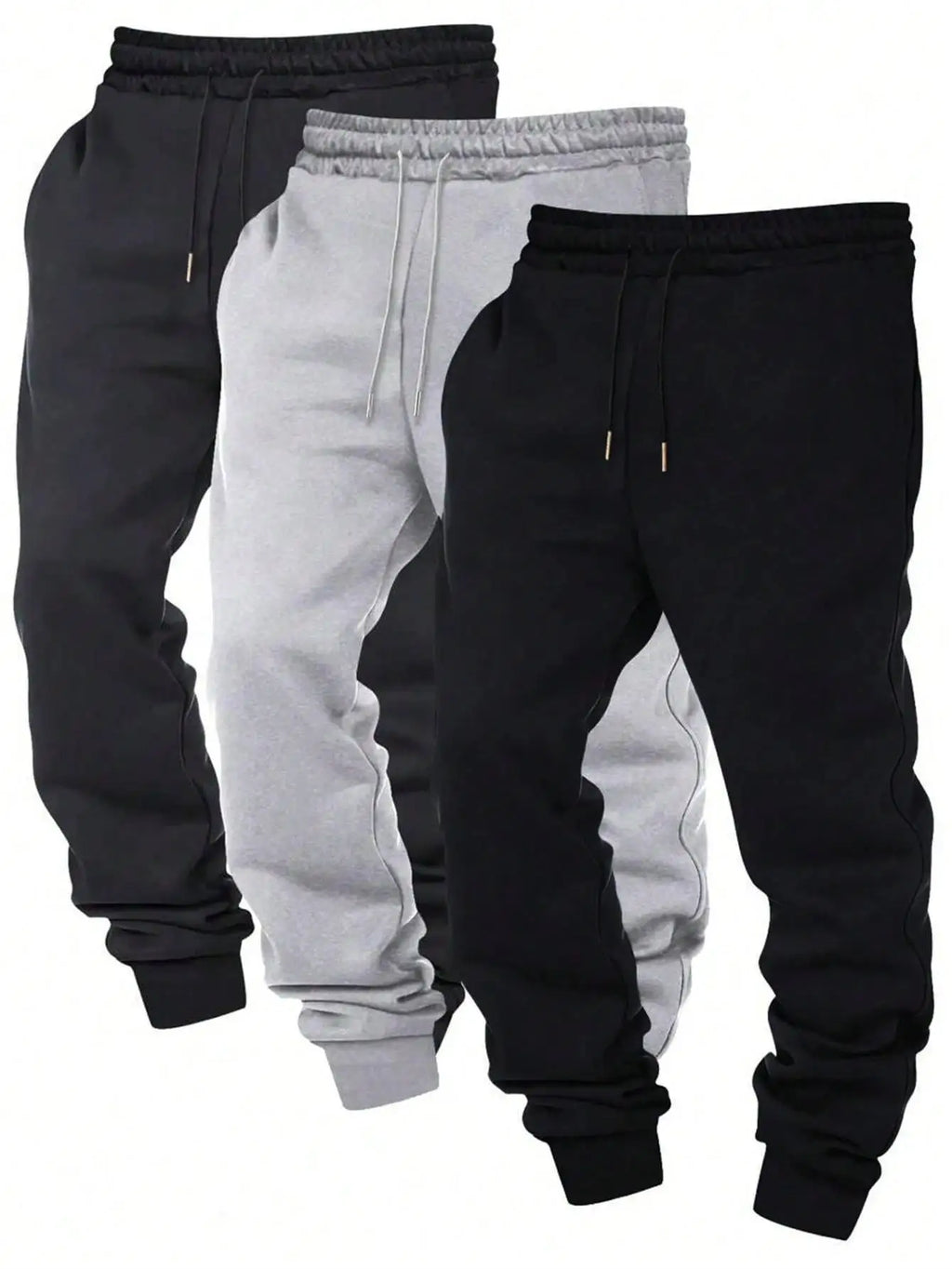 2026 New Street Fashion Mens Cotton High Waist Trousers Wide Leg Design Loose Hem Breathable Pants Goku Print
