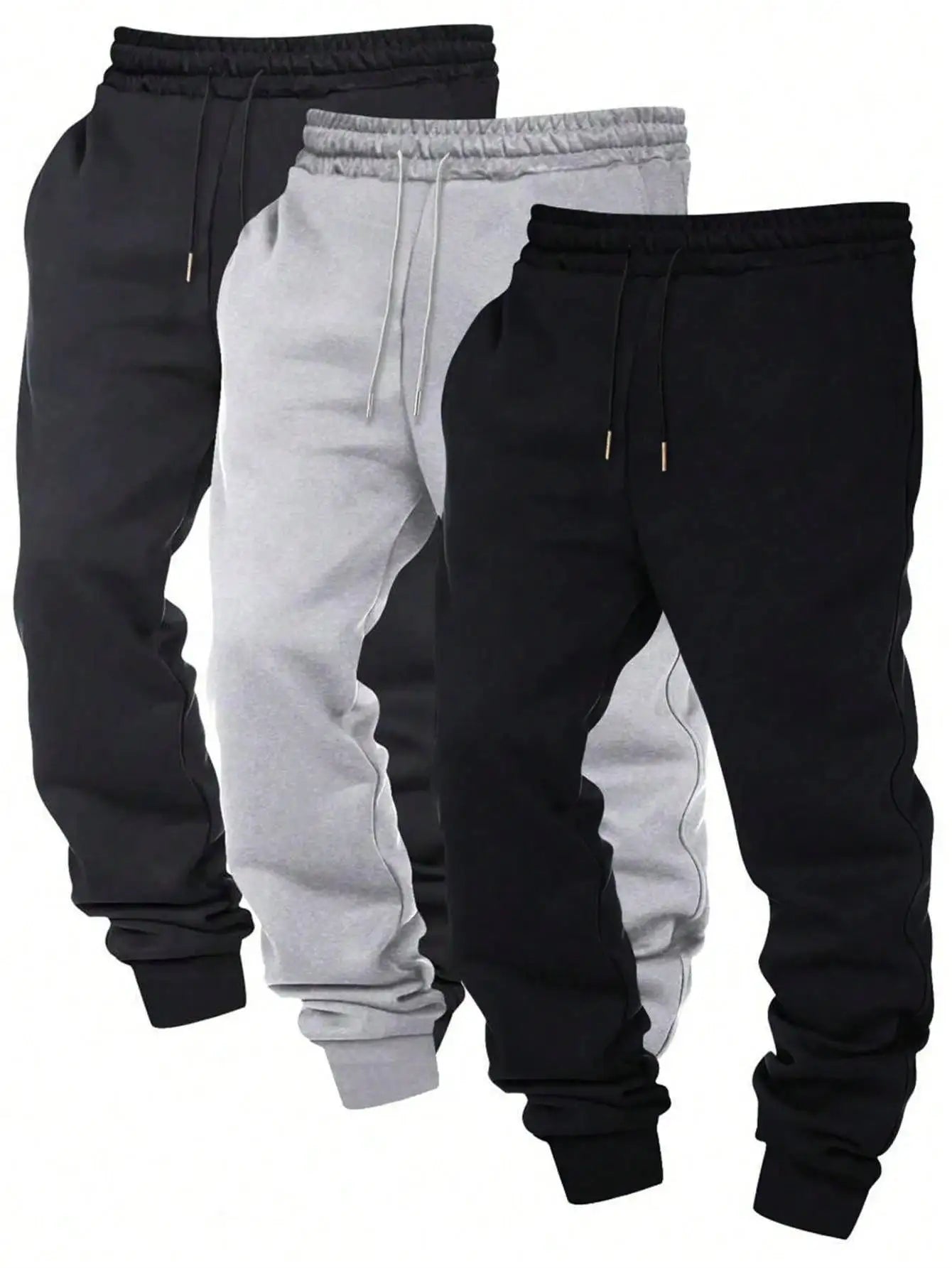 2026 New Street Fashion Mens Cotton High Waist Trousers Wide Leg Design Loose Hem Breathable Pants Goku Print