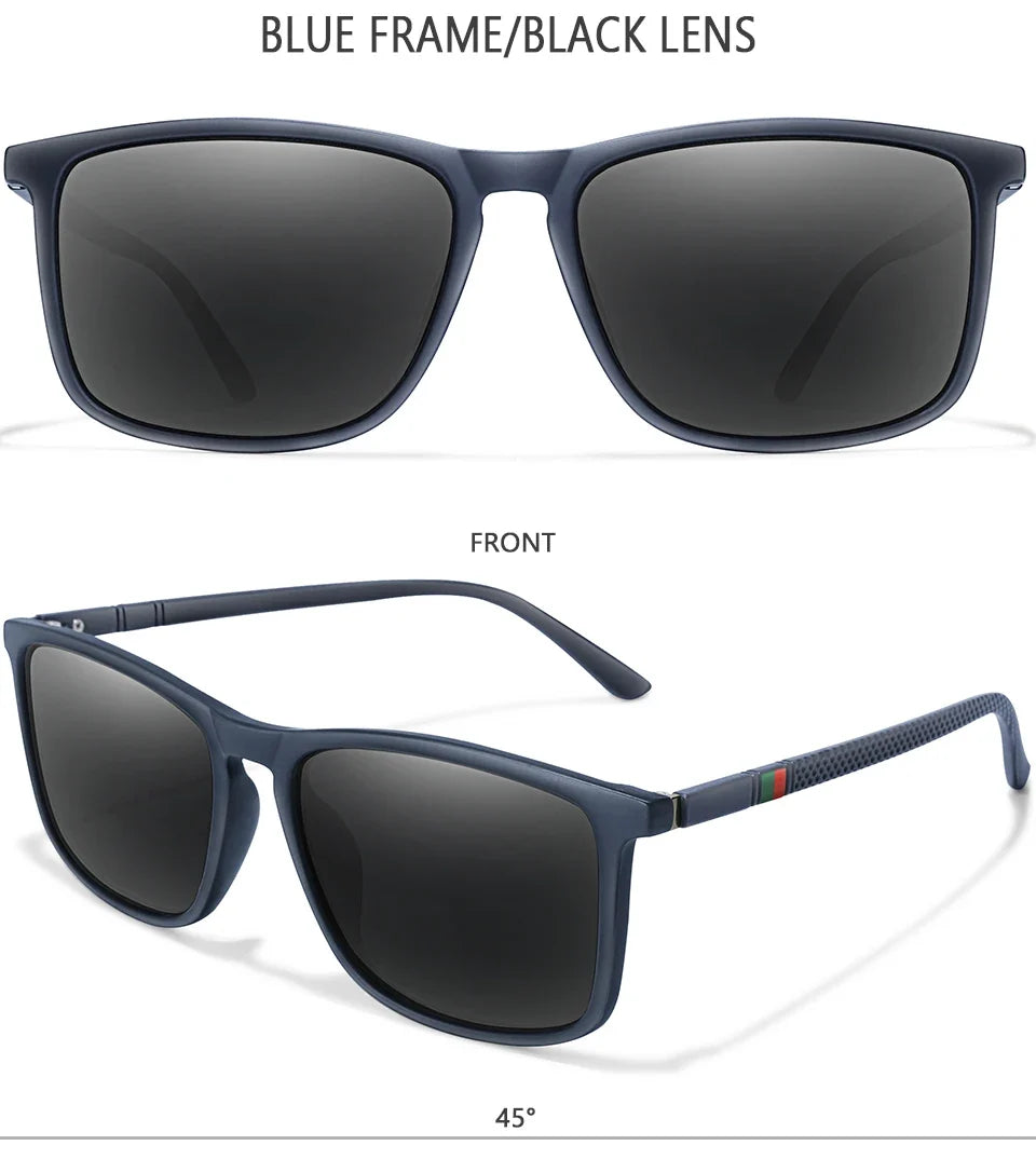 Luxury Square Vintage Polarized Cycling Sunglasses Men Women Fashion Travel Driving Fishing Sun Glasses Male Eyewear UV400