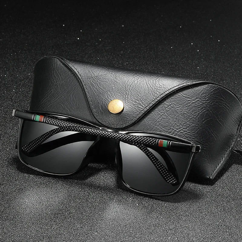 Polarking New Luxury Polarized Sunglasses Men Driving Shades Male Sun Glasses Vintage Travel Fishing Classic Sun Glasses 400