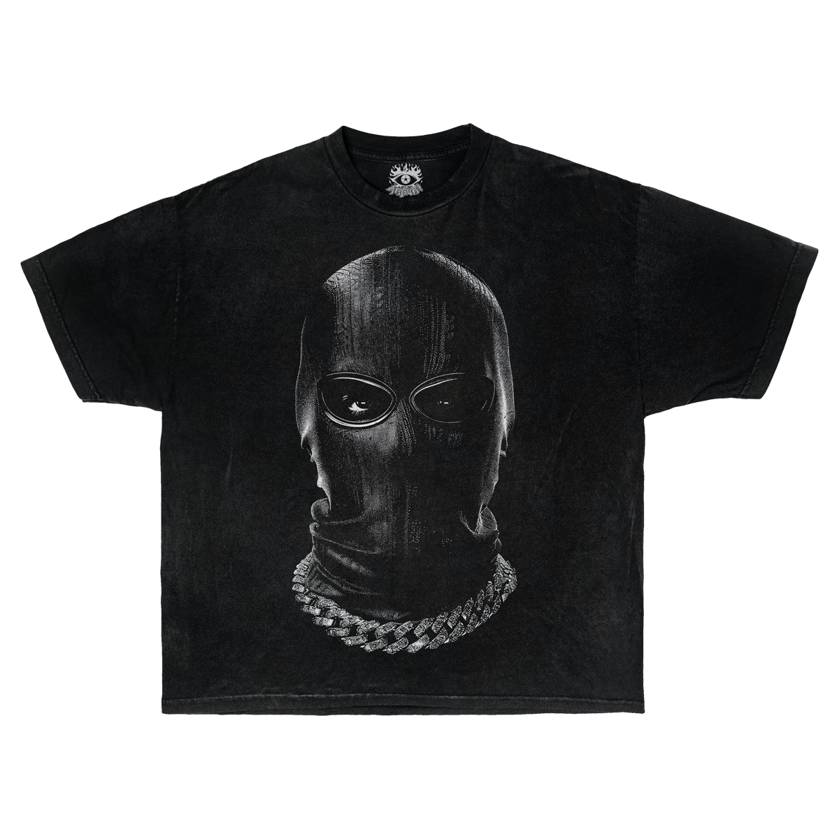 Shiesty V1 Streetwear Tee 180 GSM Black Cotton Short Sleeve T Shirt Unisex