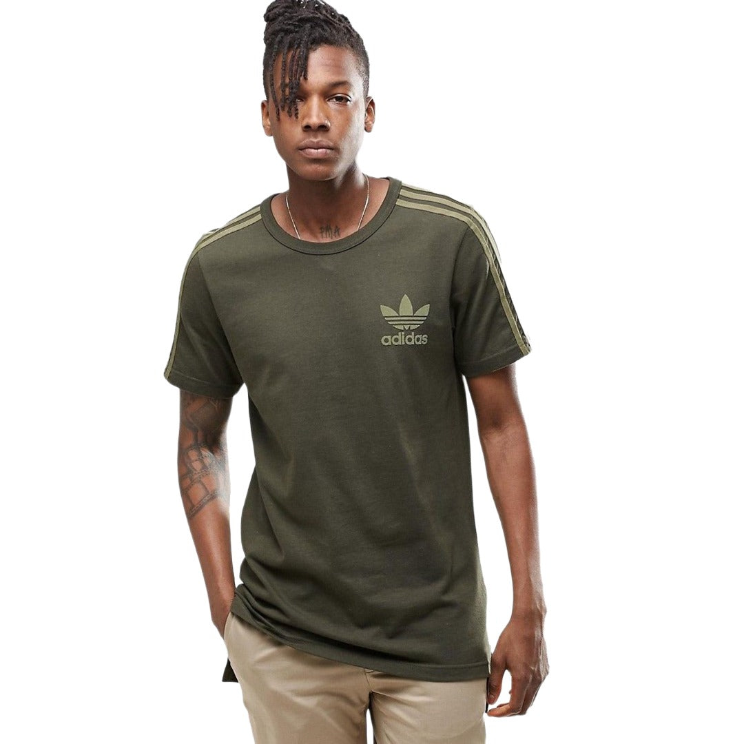 adidas Mens Adicolor Fashion Tee -  Night Cargo