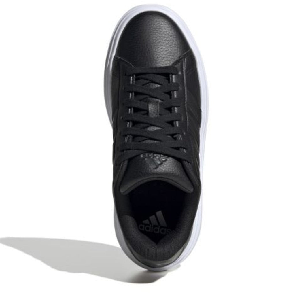 adidas Women's Grand Court Platform (Core Black / Core Black / Carbon)