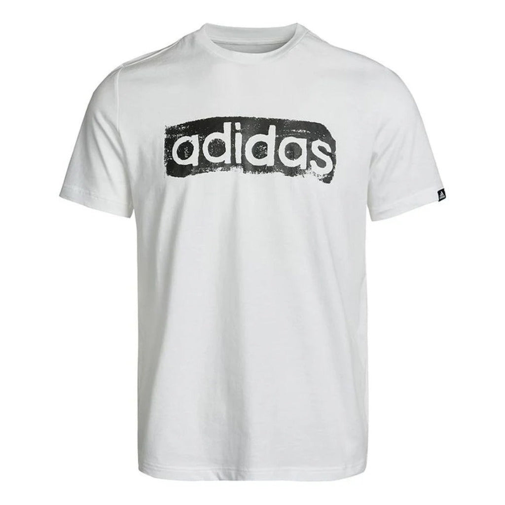 adidas Men’s BRSHSTRK V4 Tee - White Black