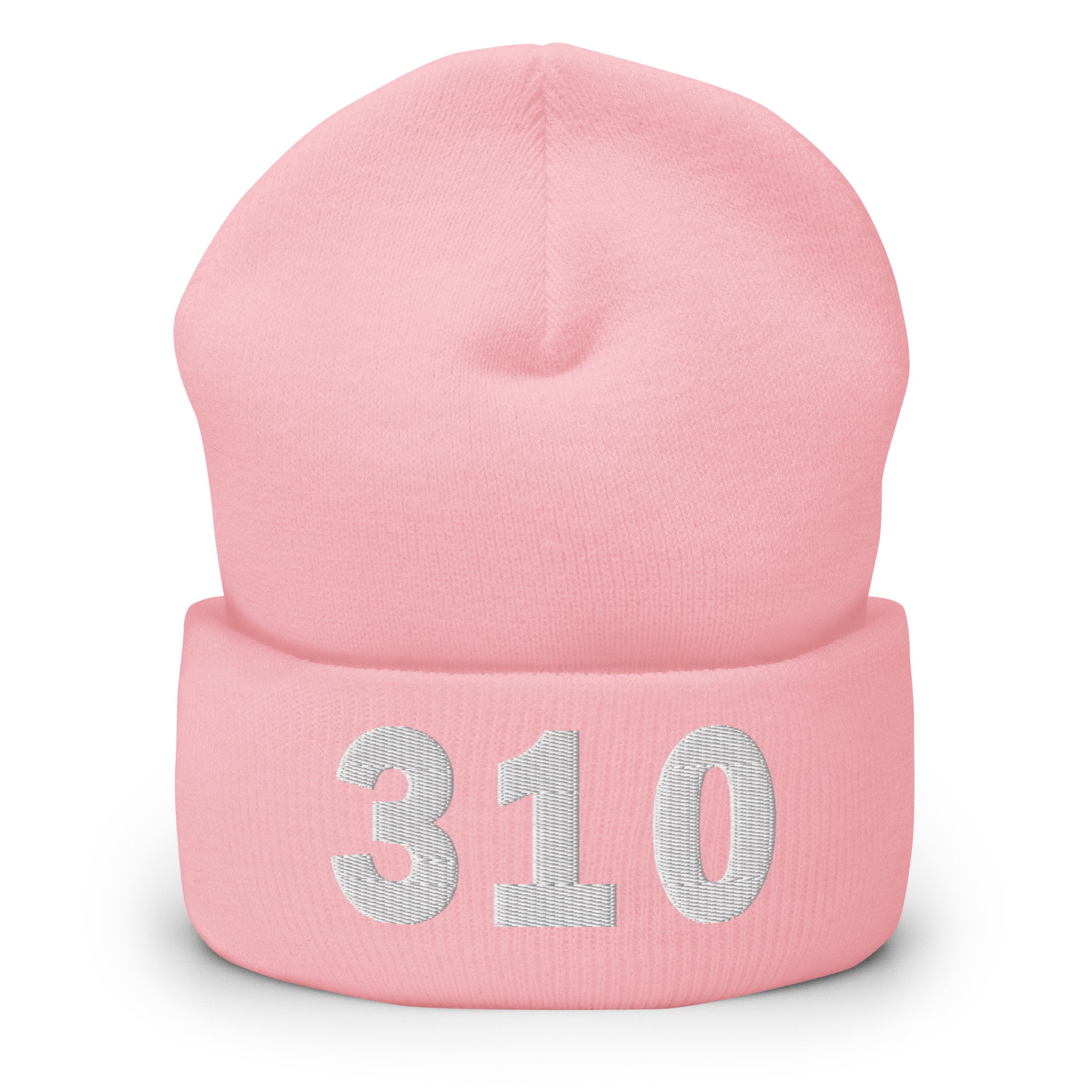 310 Area Code Cuffed Beanie
