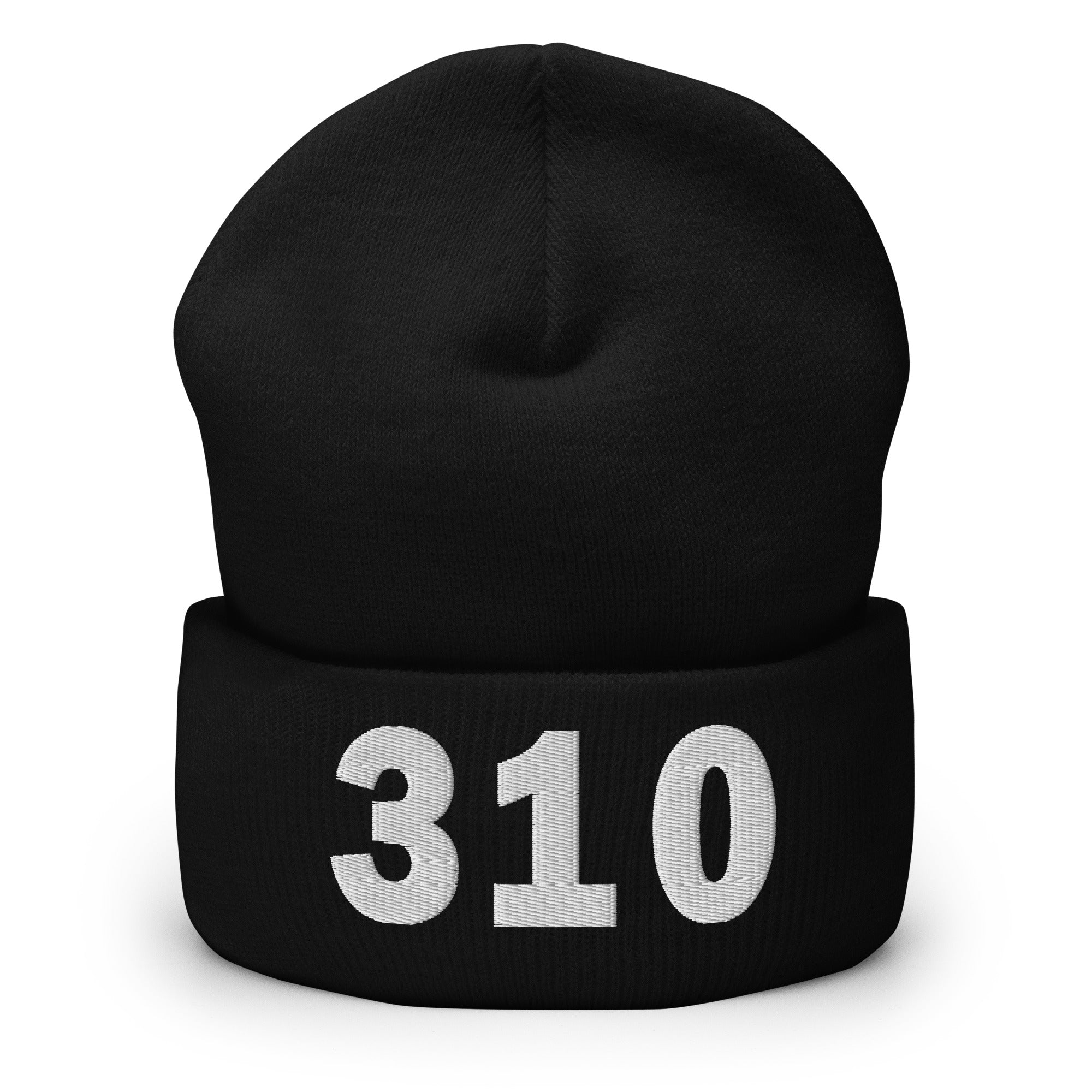310 Area Code Cuffed Beanie