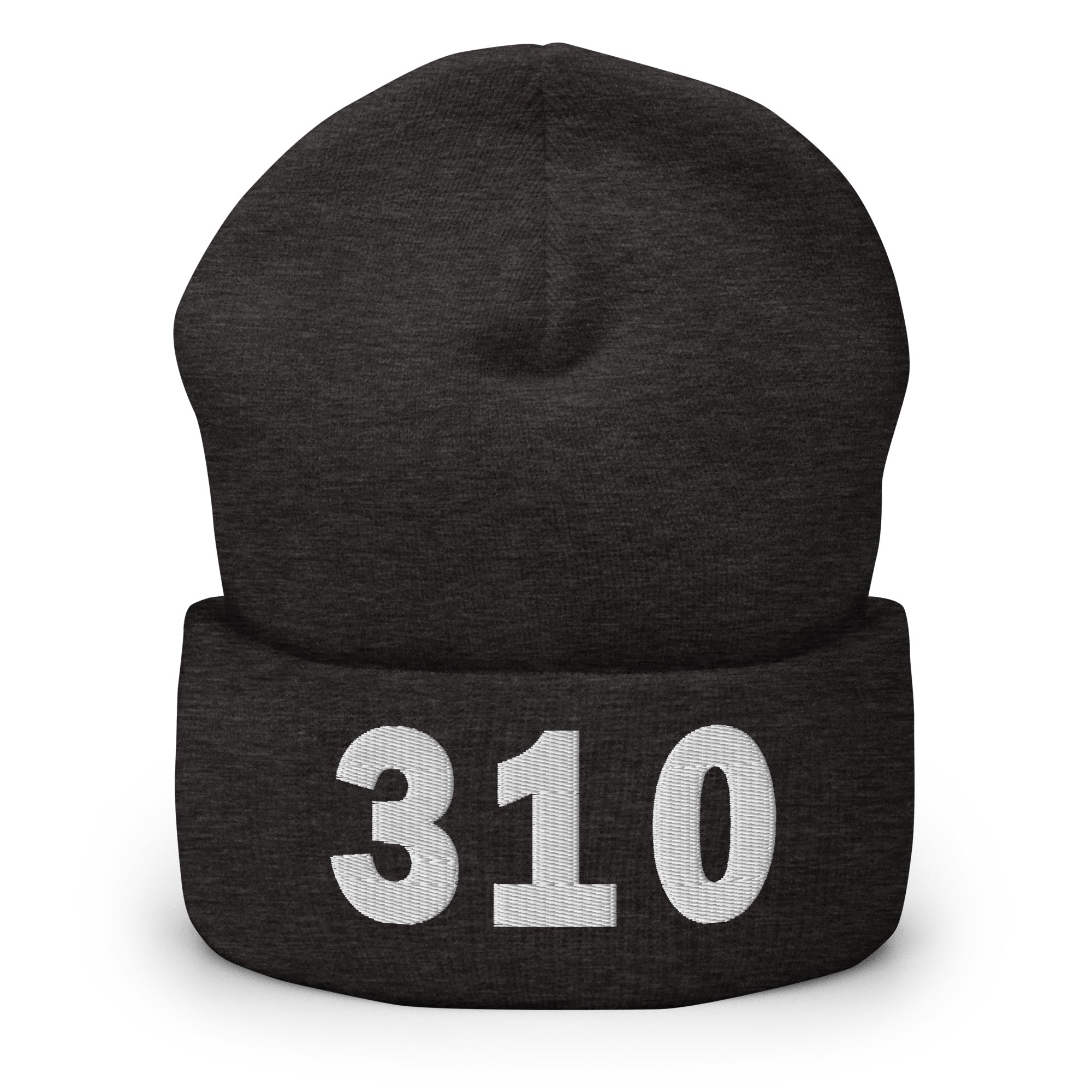 310 Area Code Cuffed Beanie